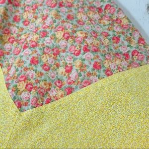 vintage Cottage style Prairie Floral Duvet Cover 58 x 81.5 inch